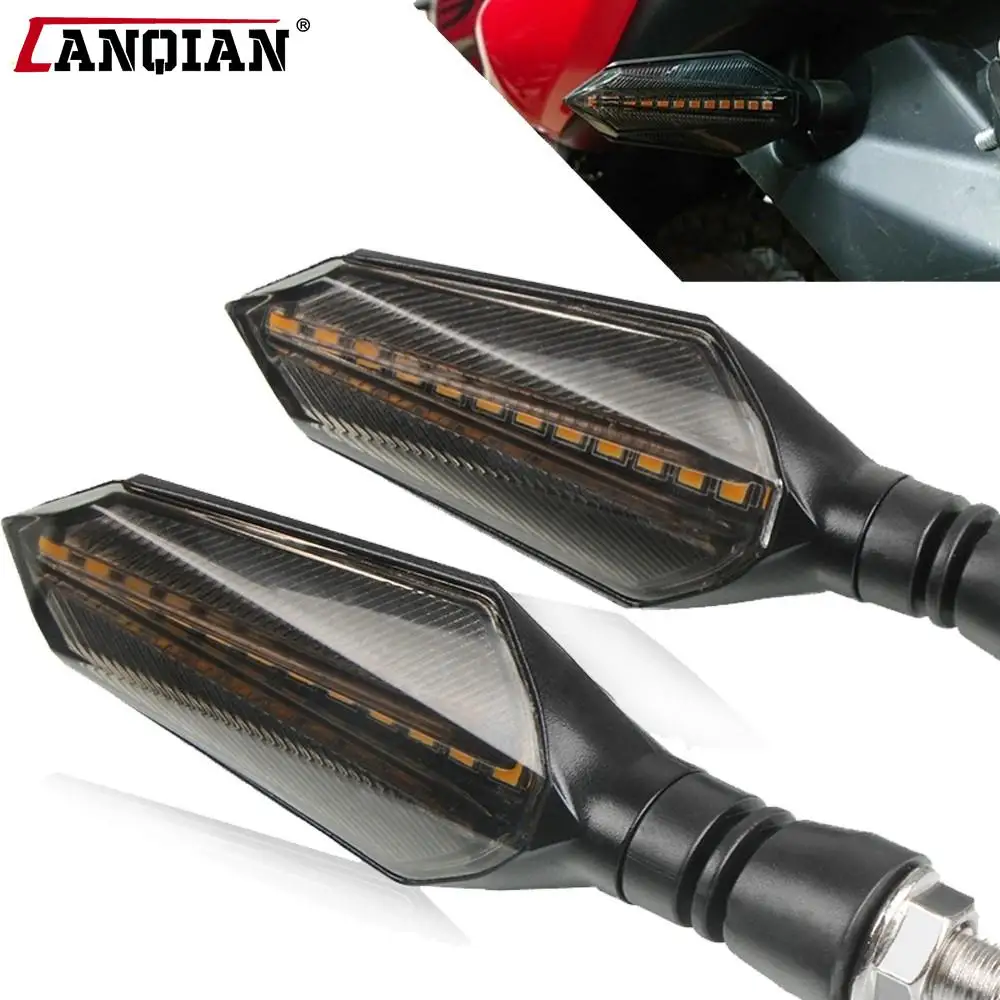 

Motorcycle motorbike LED Turn Signal Light motorcross Indicator Blinker Lamp light for Yamaha V-MAX suzuki RS125 RSV4 RSV 1000