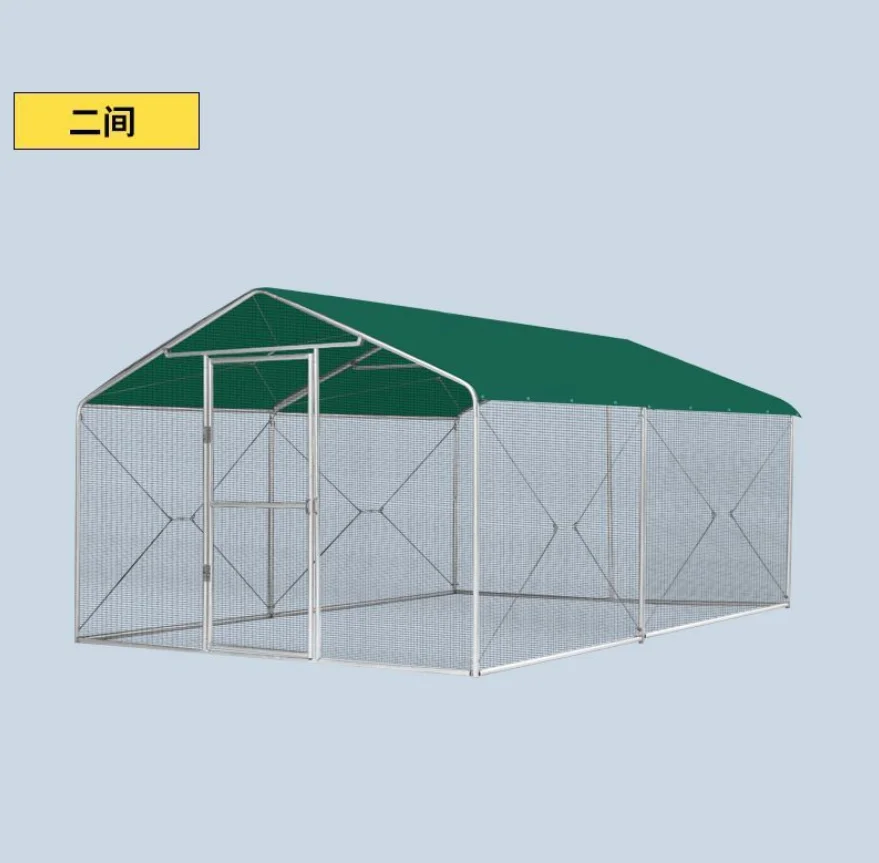 

Rainproof Outdoor Chicken Coop Poultry Breeding Cage Household Use Mesh Construction for Farm Home Use