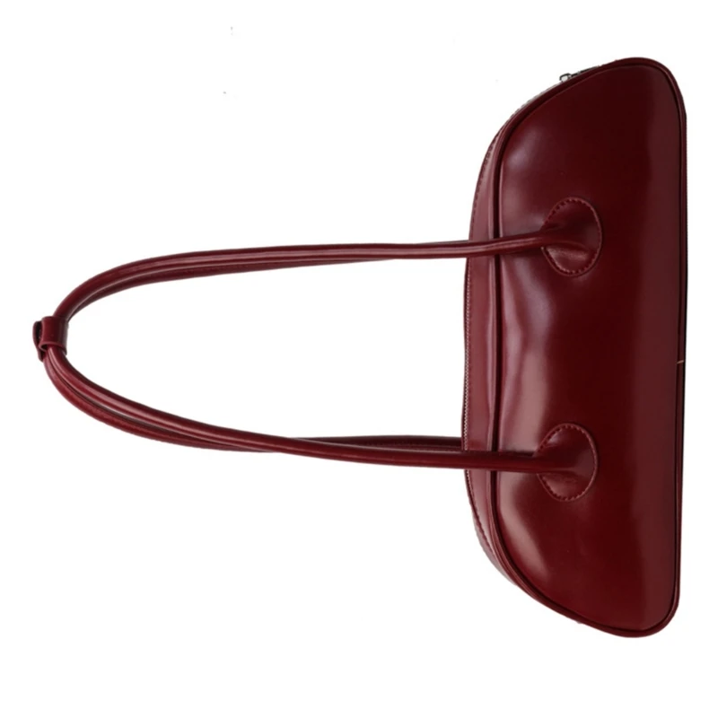 Women French Armpit Bag Female Clutch Bag PU Leather Handbag Shoulder Bag