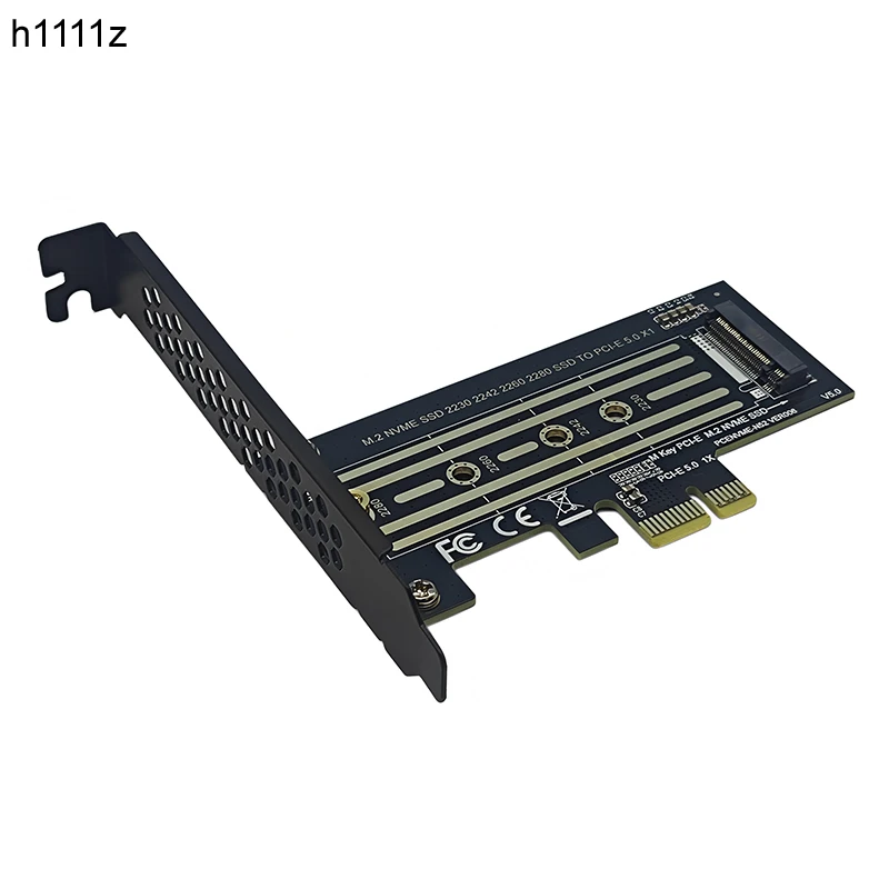 

Карта расширения PCIE 5.0 X1 — M.2 NVME Riser PCI Express X1 5.0 — M Key Converter M2 SSD-адаптер Поддержка 2230-2280 M.2 NVME SSD