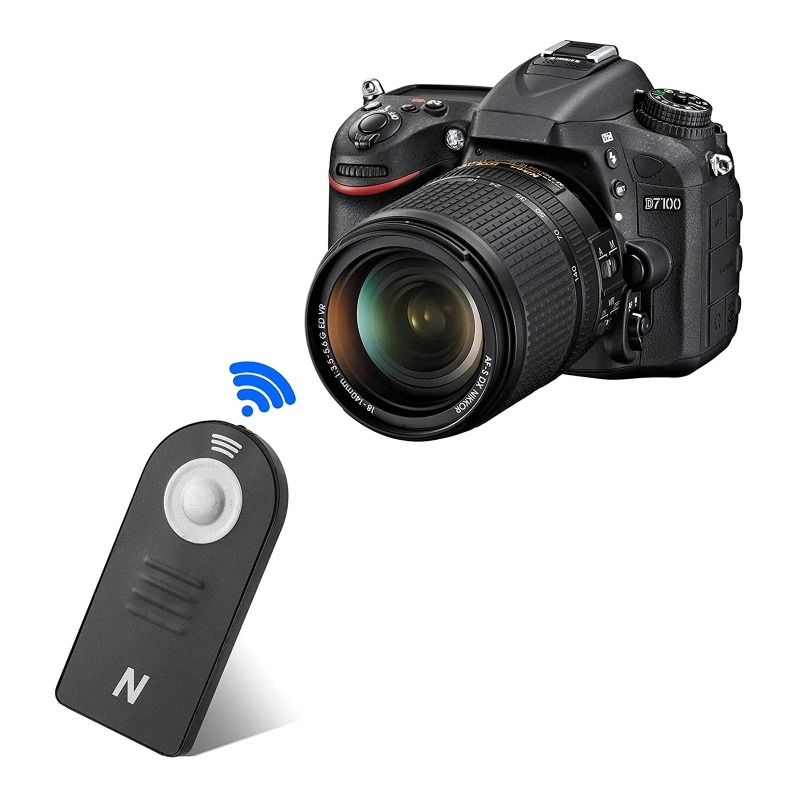 Wireless Remote Control Shutter Release for Nikon D3000 D3200 D3300 D3400 D40