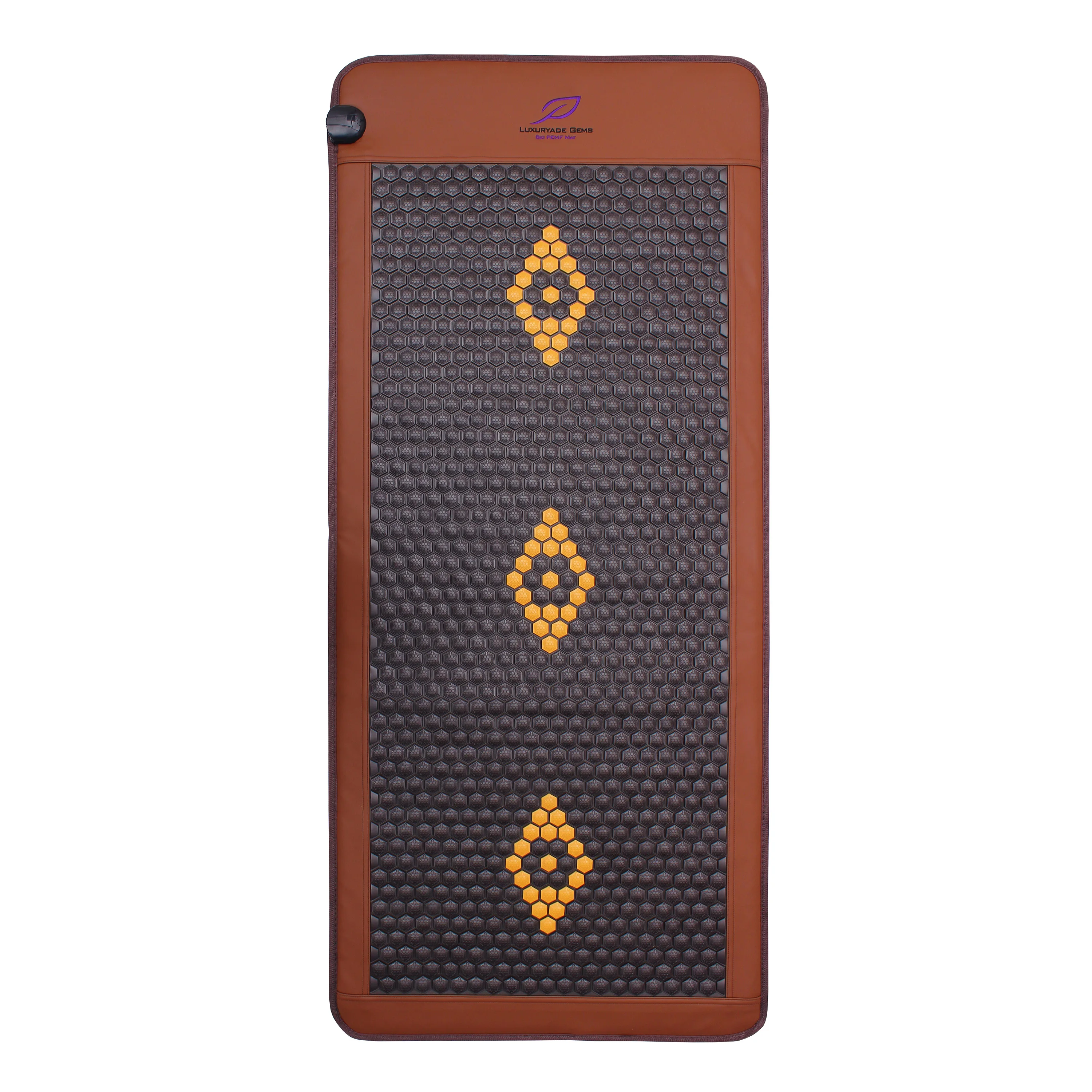 

Luxuryade Black Tourmaline Pemf Mat Therapy Jade Infrared Heating Bio Massage Crystal Body Pad Home Bed Mattress