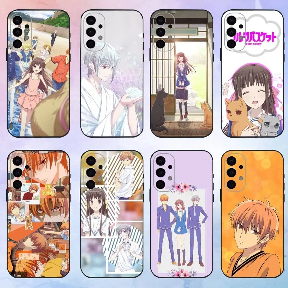 

A-aqnime F-Fruits B-Baskets Phone Case For Samsung S25,S24,S21,S22,S23,S30,Ultra,S20,Plus,Fe,Lite,Note,10,9,5G Black Cover