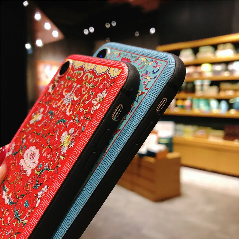 3D Relief Pattern Case for iPhone 16 15 14 13 12 Pro Max XS Max XR SE Shell Tassel Lanyard Soft Silicone Cover 16 Pro Max Fundas