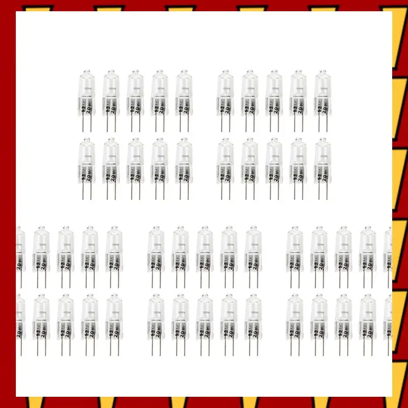 

ABNP 50 X JC G4 12V 20W Clear Halogen Capsule Lamp Light Bulbs