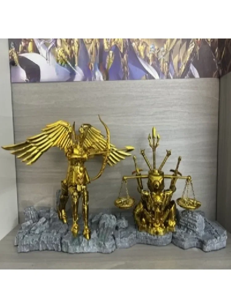 Saint Seiya Combo Vloer Saint Doek Mythe Strijd Schade Hars Model Scène Model Speelgoed Hobbycollectie