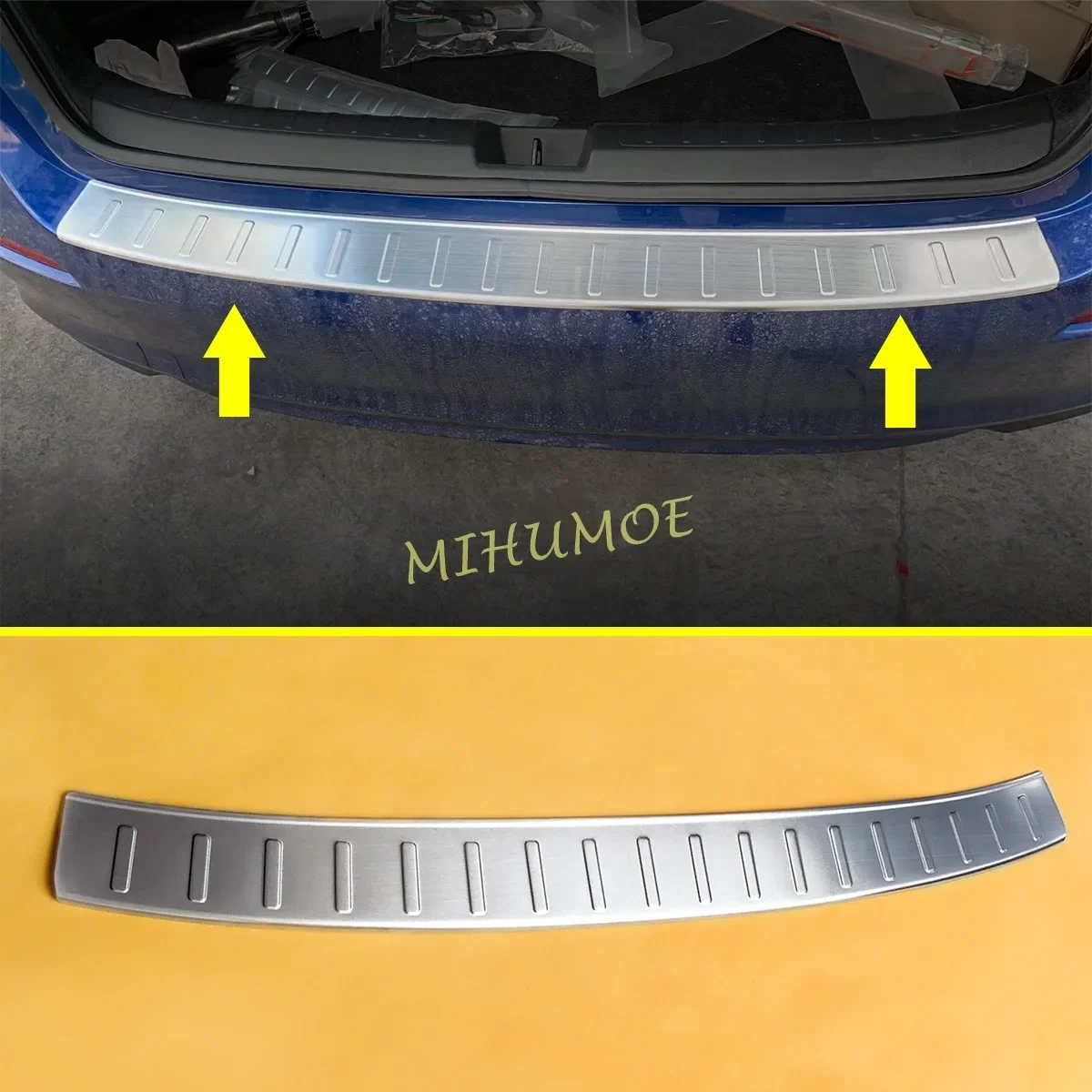 

Для Honda Civic Sedan 2022-2025 Защита заднего бампера автомобиля, защита багажника, входная дверь, защита порога, наклейка из нержавеющей стали