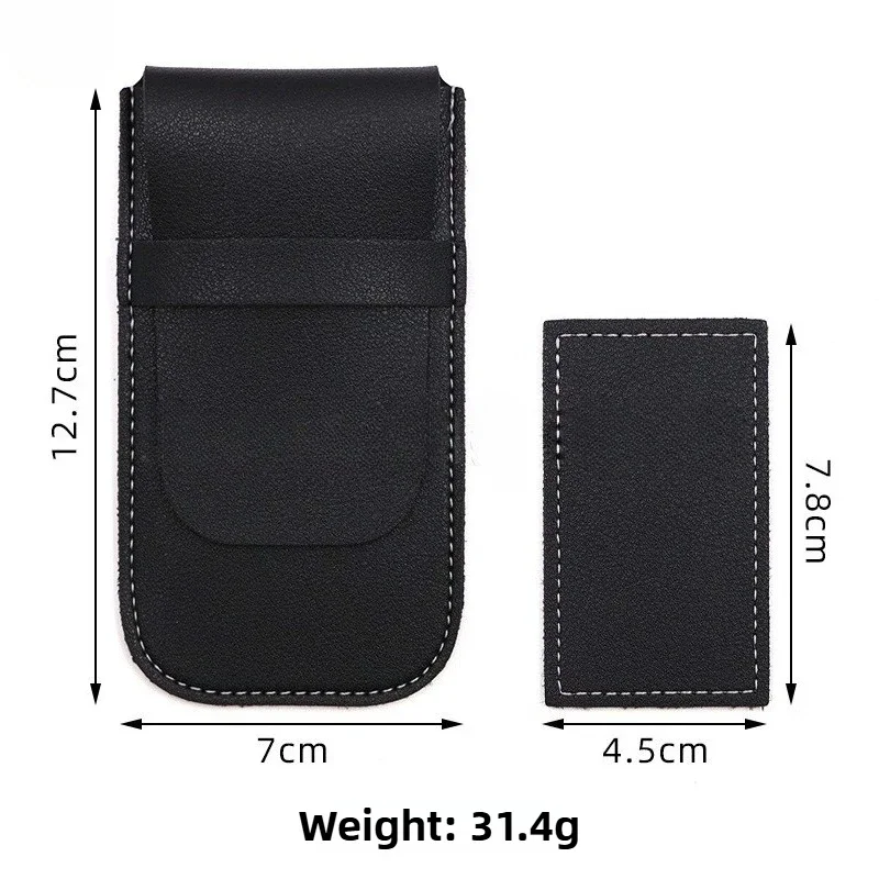 マイクロファイバーレザー腕時計収納バッグ、おしゃれな機械式リングウォッチ、傷防止レザーケース、シンプルな旅行用腕時計収納バッグ