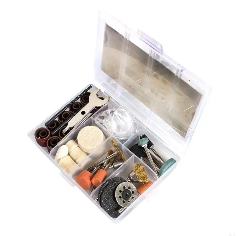 

B0KC 92pcs Rotary Tool Accessories for Drill Carving Polishing Grinding
