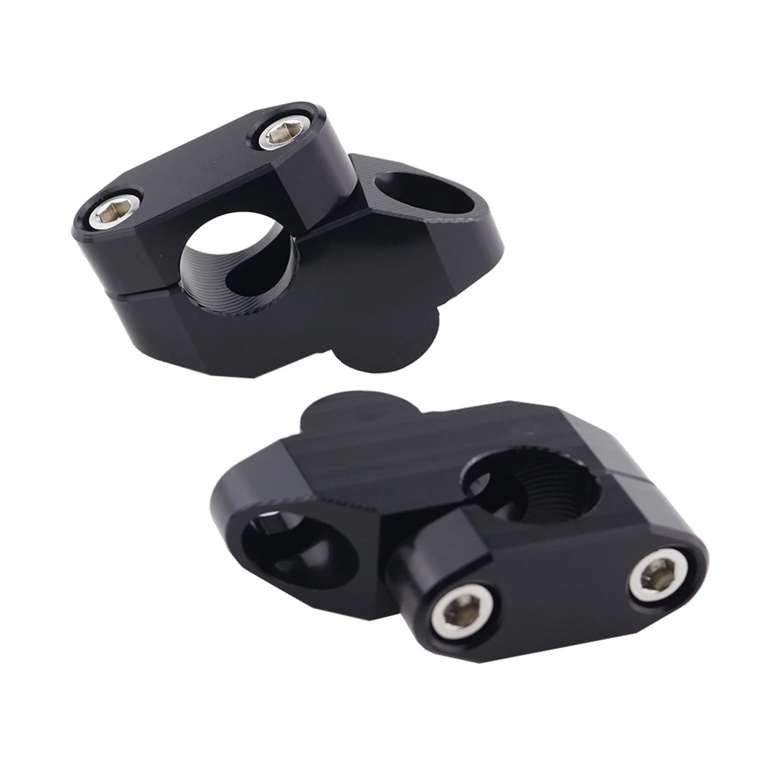 Motorcycle Handlebar Risers Mount Extension Back Moved Up for Honda CBF1000 CBF600 CB1000R NC700S NC750S NC750(Black)