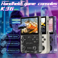 K36 Retro Handheld Video Game Console 500nit 3.5 Inch IPS Screen 16000 Games Emulator for PS1/PSP/DC/N64/SS ﻿