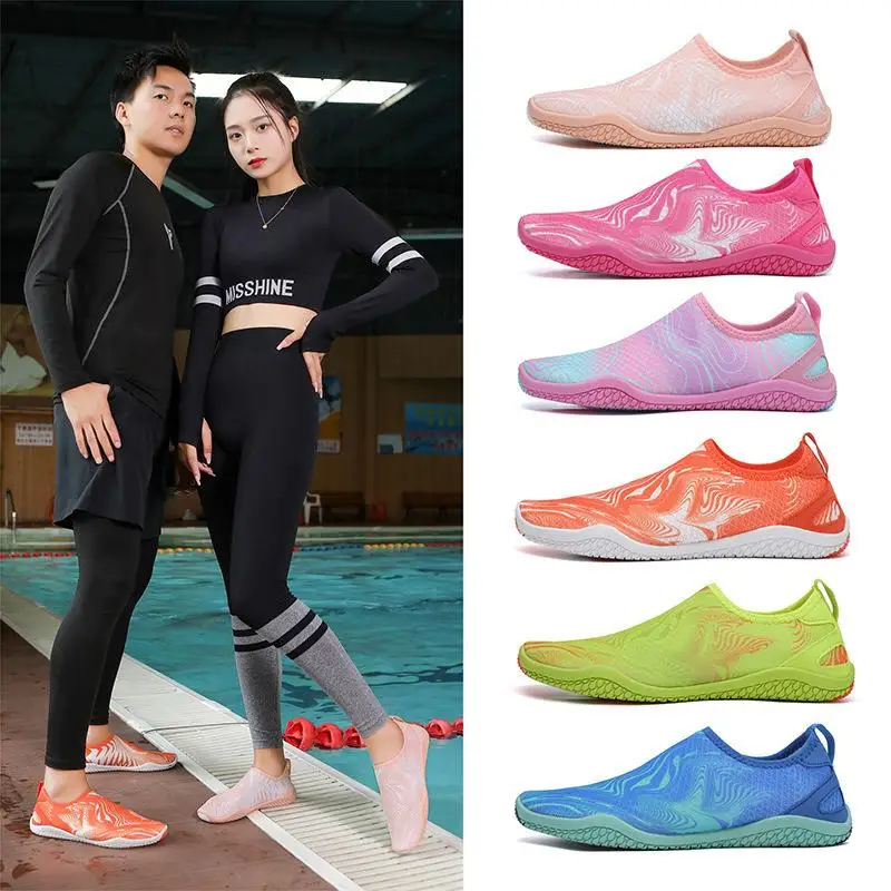 

Couples Beach Socks River Crossing Shoes Men's Women's Swimming Diving Wading Shoes Barefoot Soft Bottom Quick Dry Running Ma...