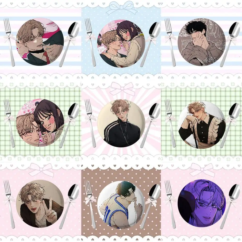 Cute Manhwa O-operation True Love-S Kawaii Badge Pins For Friend, Backpack, Clothing, Collectible Accessories, Jewelry Gift