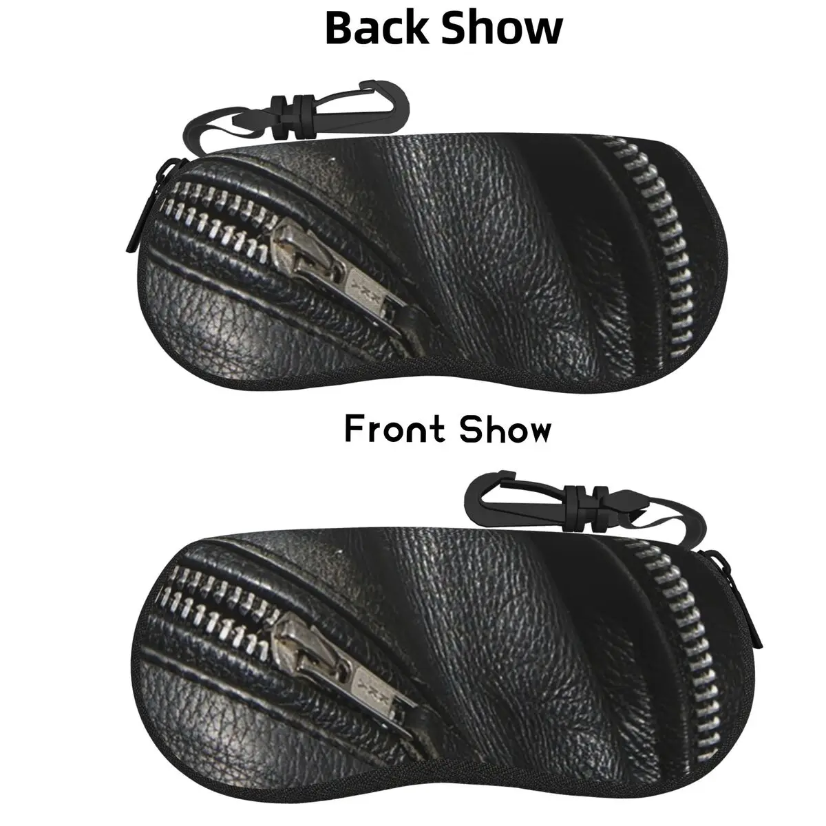 

Leather Shell Glasses Case Portable Sunglasses Box Women Men Soft Eyeglass Bag Pouch