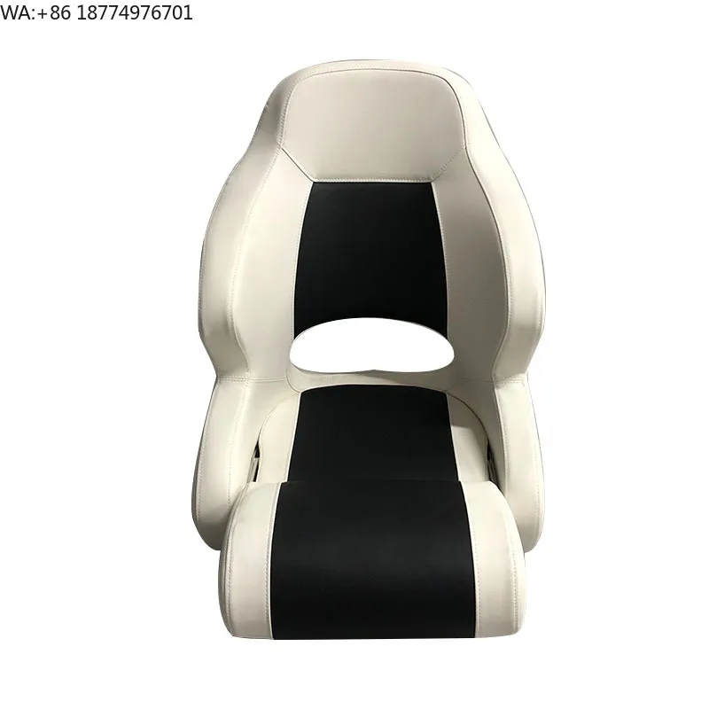 Filp up Folding Reversible Bolster Boat Driver Leather Seat