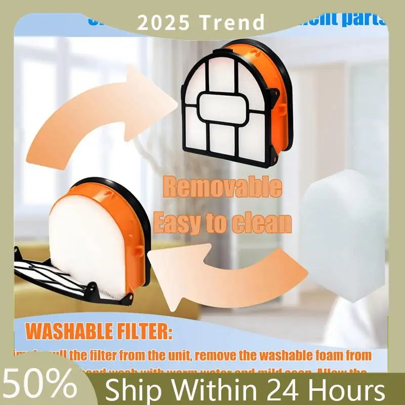 Pacote de rolo de escova e filtro para tubarão aw201 wd201 wd201 wd101 wd100 wd201c wd101c kit de acessórios de substituição para aspirador de pó