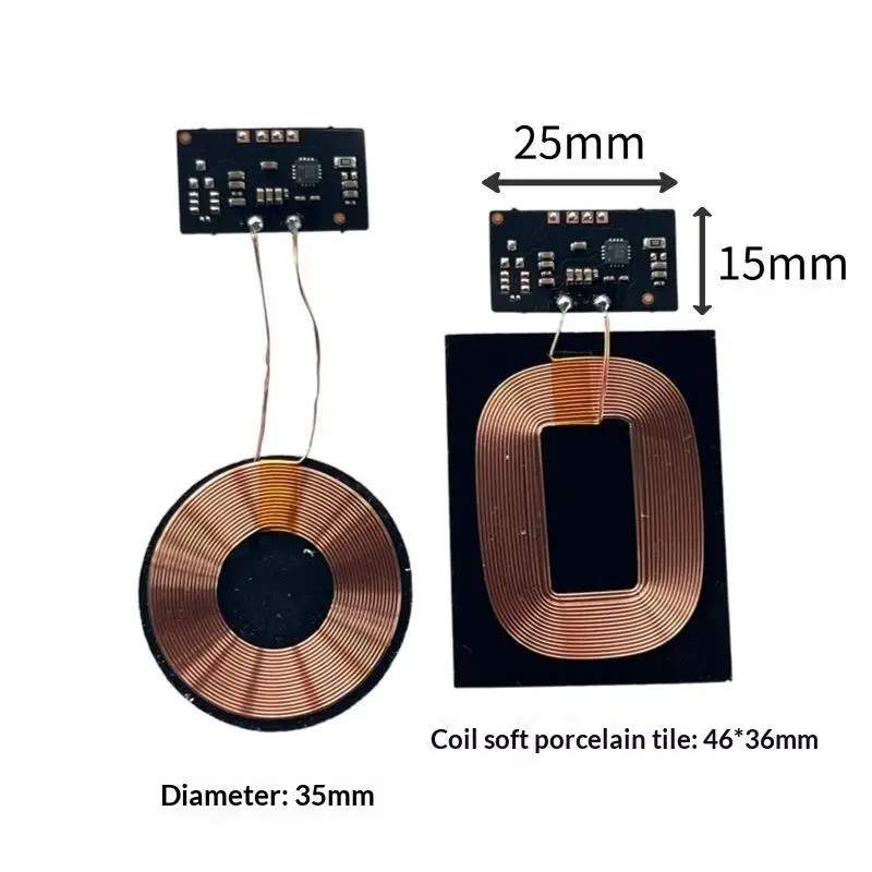 5V 1A Wireless Charger Transmitter Receiver Module Circuit Board Fast Charging DIY Wireless Charger Receiver Moudle