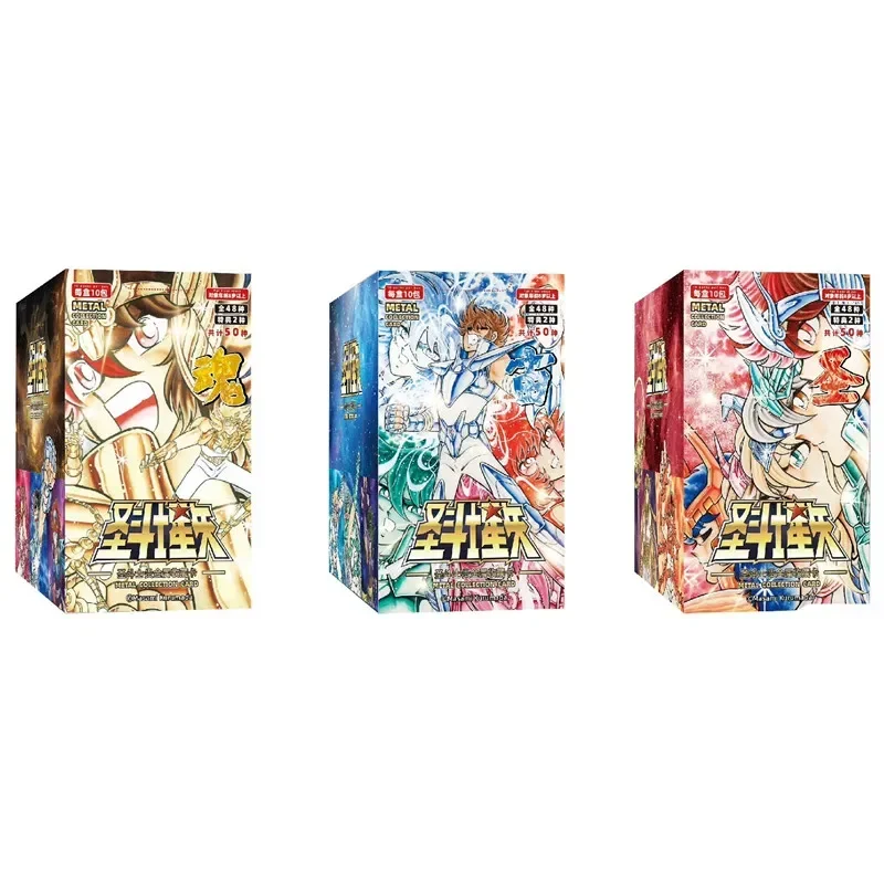 Saint Seiya Card New Holy Cloak Awakening Anime Character Peripheral Cards Limited Edition Precious Metal Collection Card Gifts