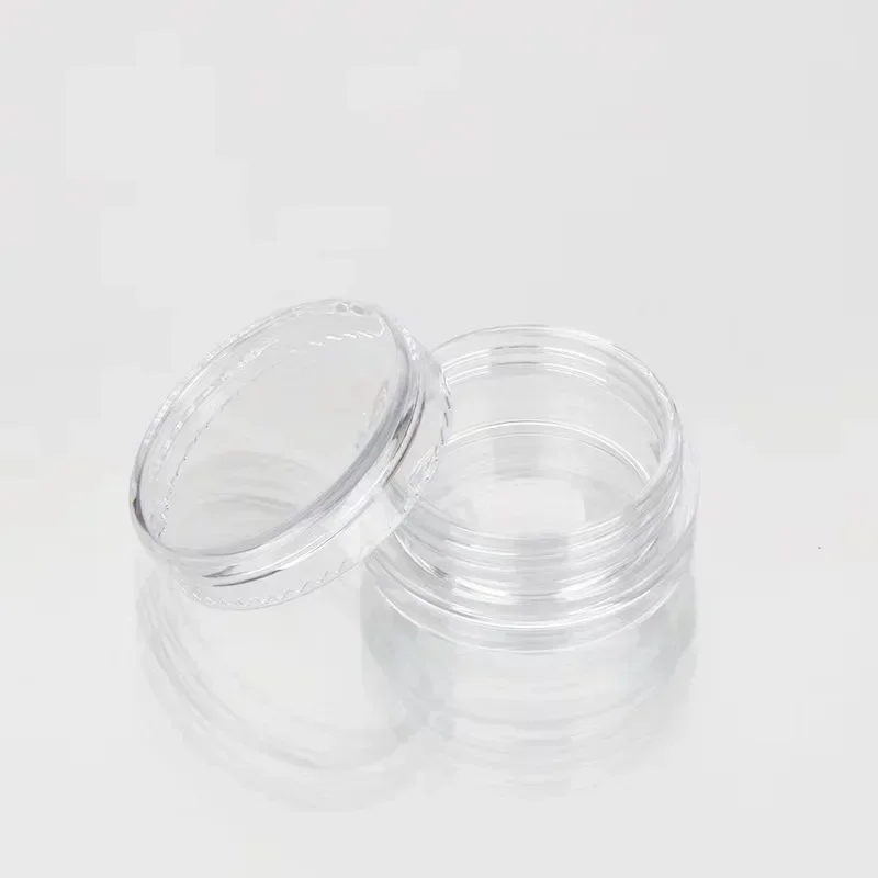 100/200pcs 2g/5g/10g Cosmetic Makeup Lip Balm Container Jar Pots Transparent Empty Plastic Sample Bottles Eyeshadow Cream