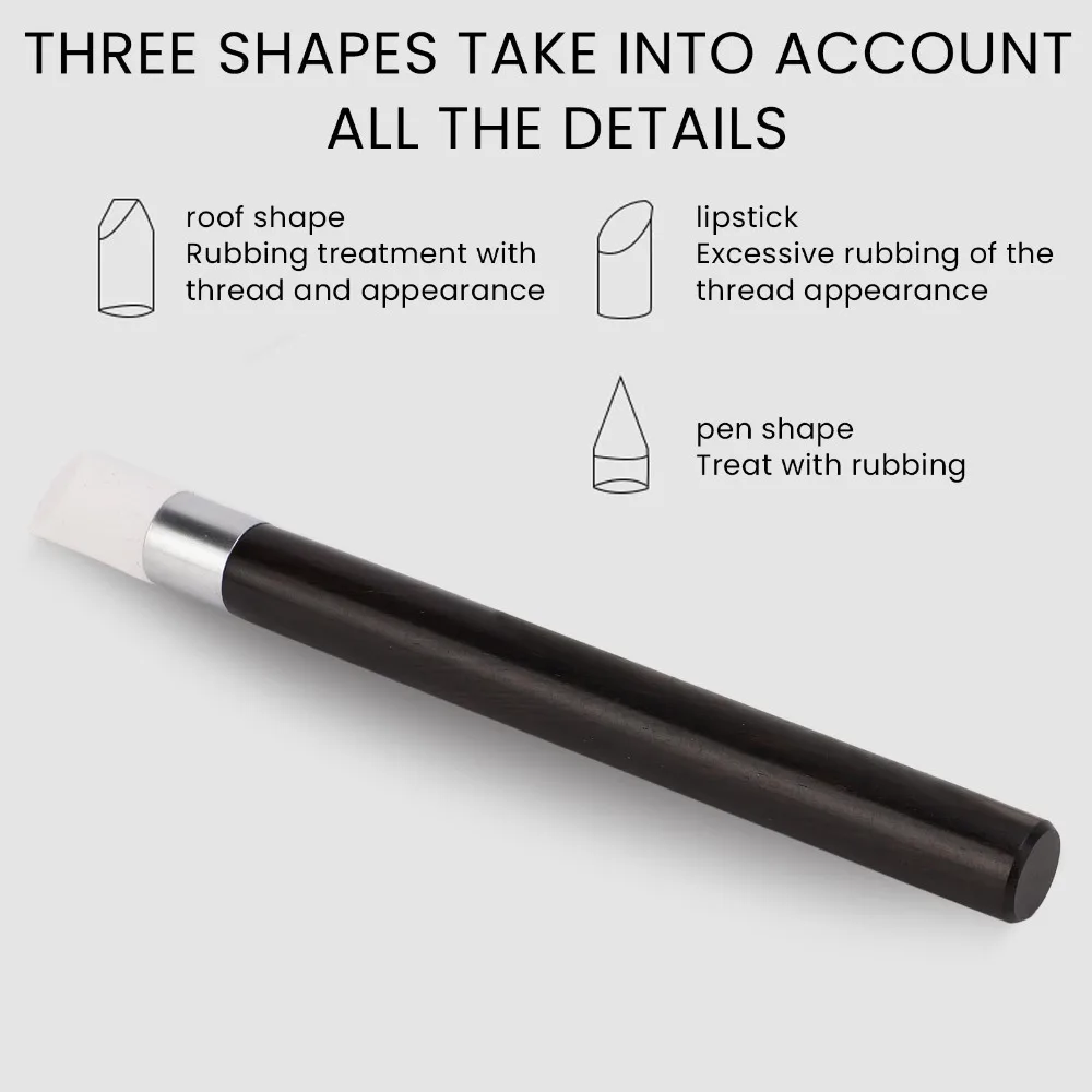 1set Replaceable Head Paper Blending Stumps Moderate Friction Delicate Even Kneaded Eraser Blending Tool Sketch Rubbing Pen