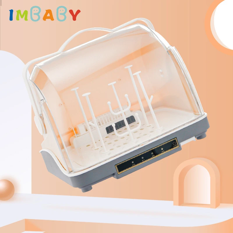 Babyflaschendesinfektor, UV-Desinfektionsgürtel, Trocknung, Desinfektionsschrank, Babygeschirr, Flaschenaufbewahrung, 3-in-1