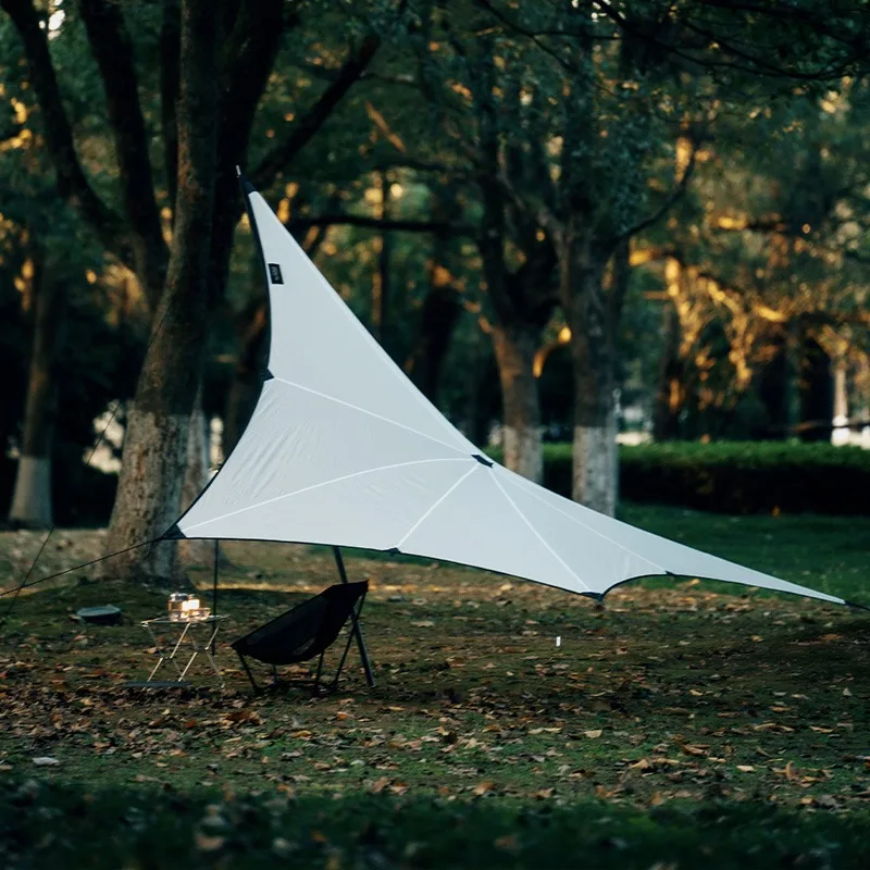 

SPRINGHILI Lightweight SOLO Canopy Special-shaped Outdoor Camping Hiking Sunshade Portable Folding New Camping Small Canopy