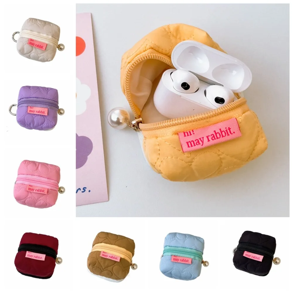 Bag Pendant Earphone Pouch Bluetooth Earphone Bag Small Tent Fashion Cute Coin Purse Colorful Retro Mini Storage Bag Lipsticks