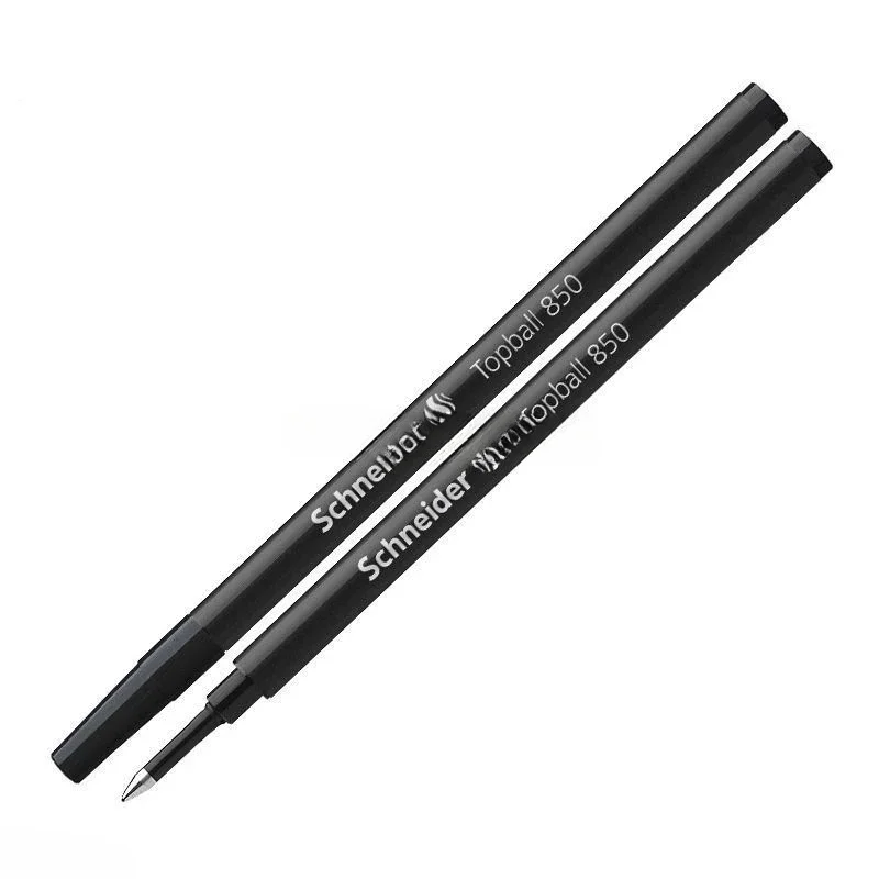 Hot 5/10 Pcs Schneider 850 Gel Pen Black Blue 0.5mm Refill Luxury Roller Ball Pen Refill School Stationery Accessories Write Smo