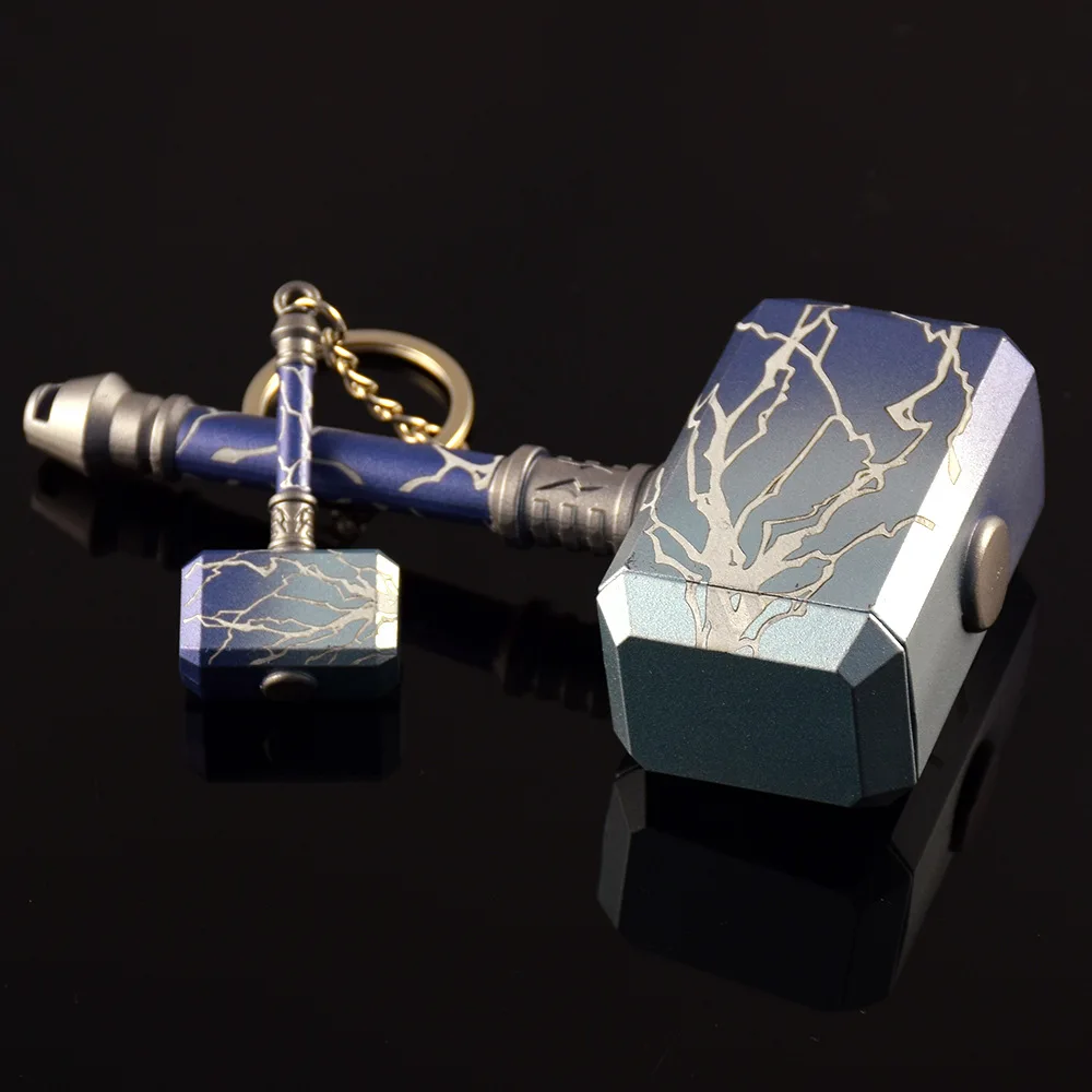 13 センチメートル Smite ハンマー Valorant 近接武器ゲーム周辺金属武器モデルデスクトップ飾りキーホルダー装飾工芸品ギフトおもちゃ