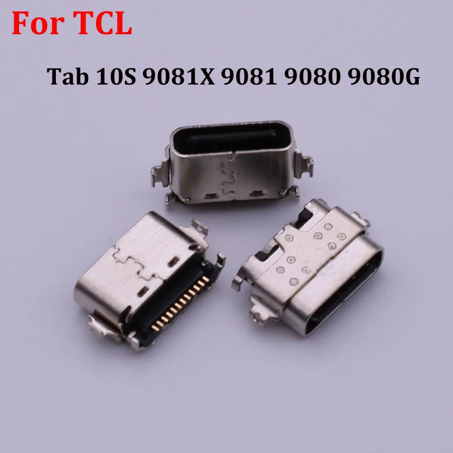 5-10Pcs Type C USB Charging Dock Port Connector For TCL Tab 10S 9081X 9081 9080 9080G Charger Jack Plug Conatct