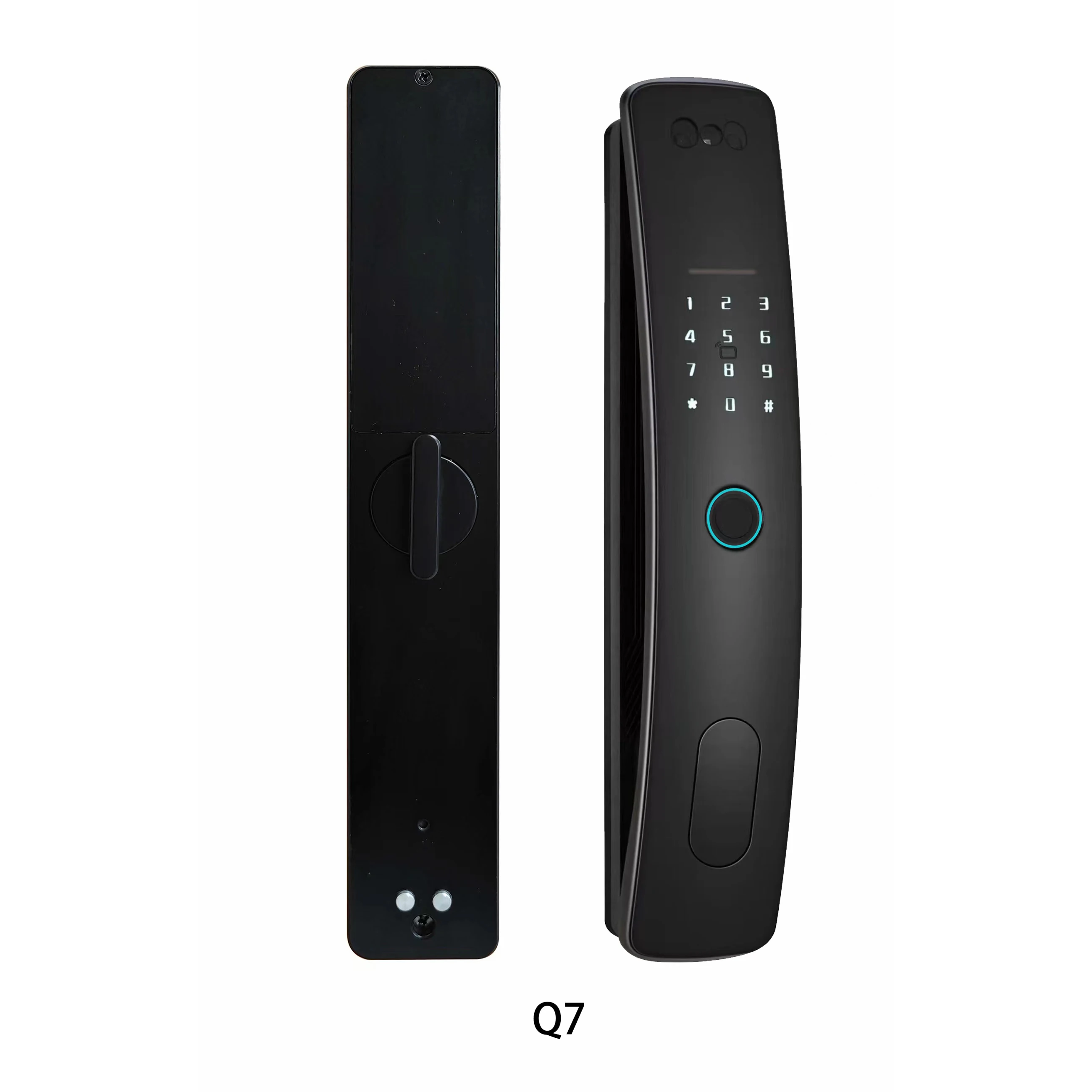 Tuya Smart Digital Fingerprint Lock Serratura biometrica automatica Rfid Ic Card Wifi App Combinazione Porta di sicurezza domestica Smart Lock