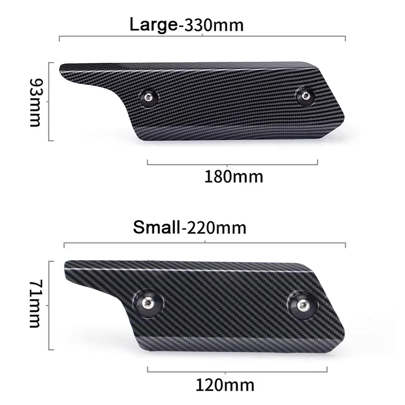 

Univesal Modofied Motocross Exhaust Pipe Escape Muffler Heat Shield Cover Protector Heat Shield Anti-Scalding For S1000RR ER6N