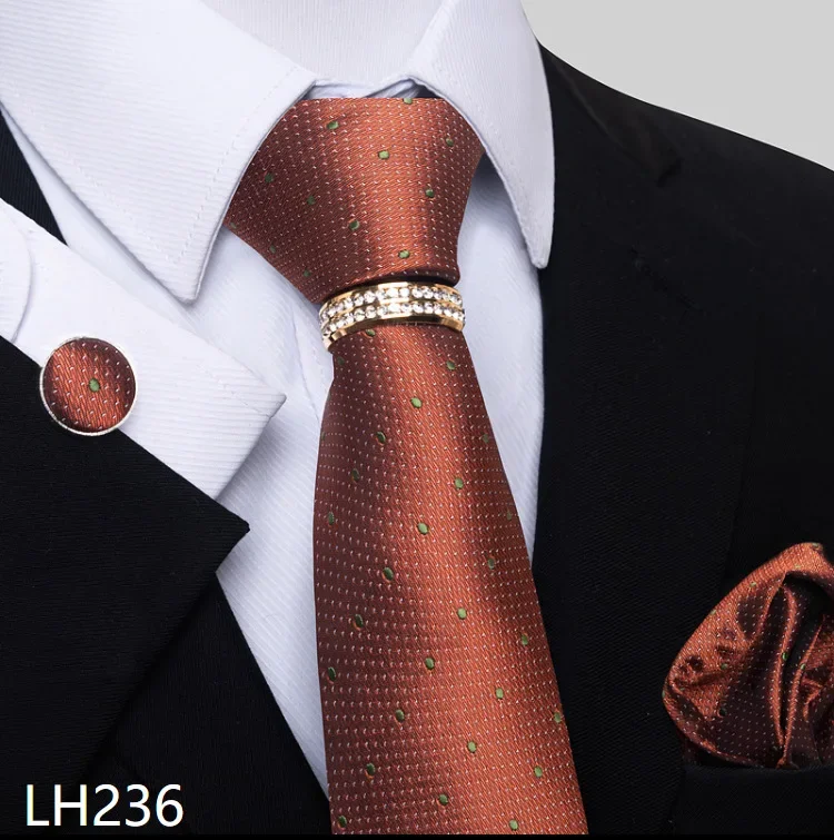 Tile For Men 2024 Men Necktie Woven Jacquard Neck Ties