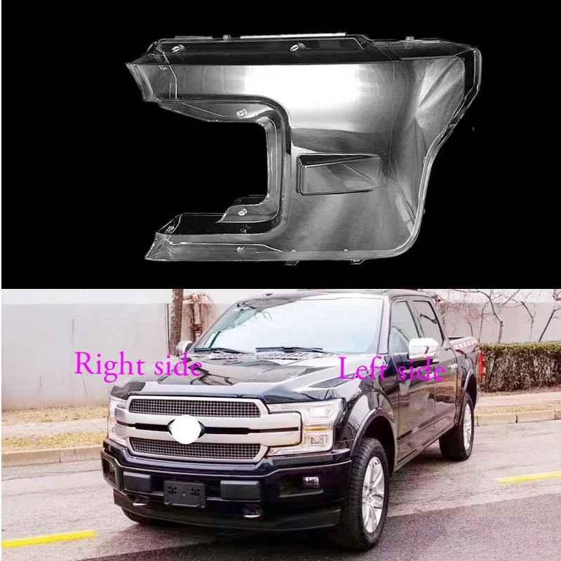 

For Ford F150 F-150 2019 2020 Headlight Shell Lamp Shade Transparent Cover Headlight Glass Headlamp Cover