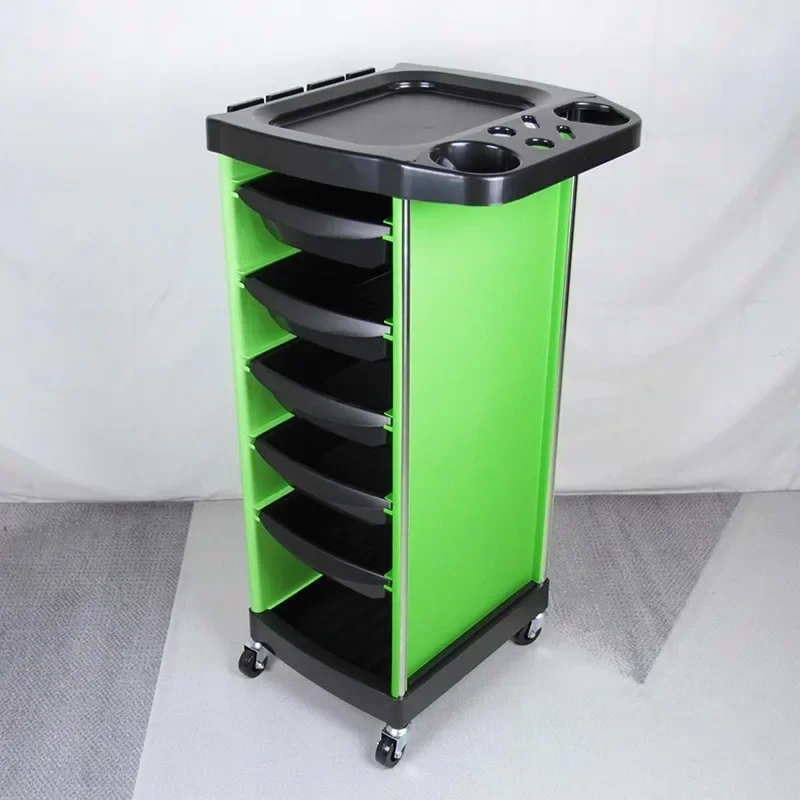 Hair Tool Barber Trolley Cart Furniture for Beauty Salon Auxiliary Cart Spa Organizer with Wheels Makeup Trolley Beautician