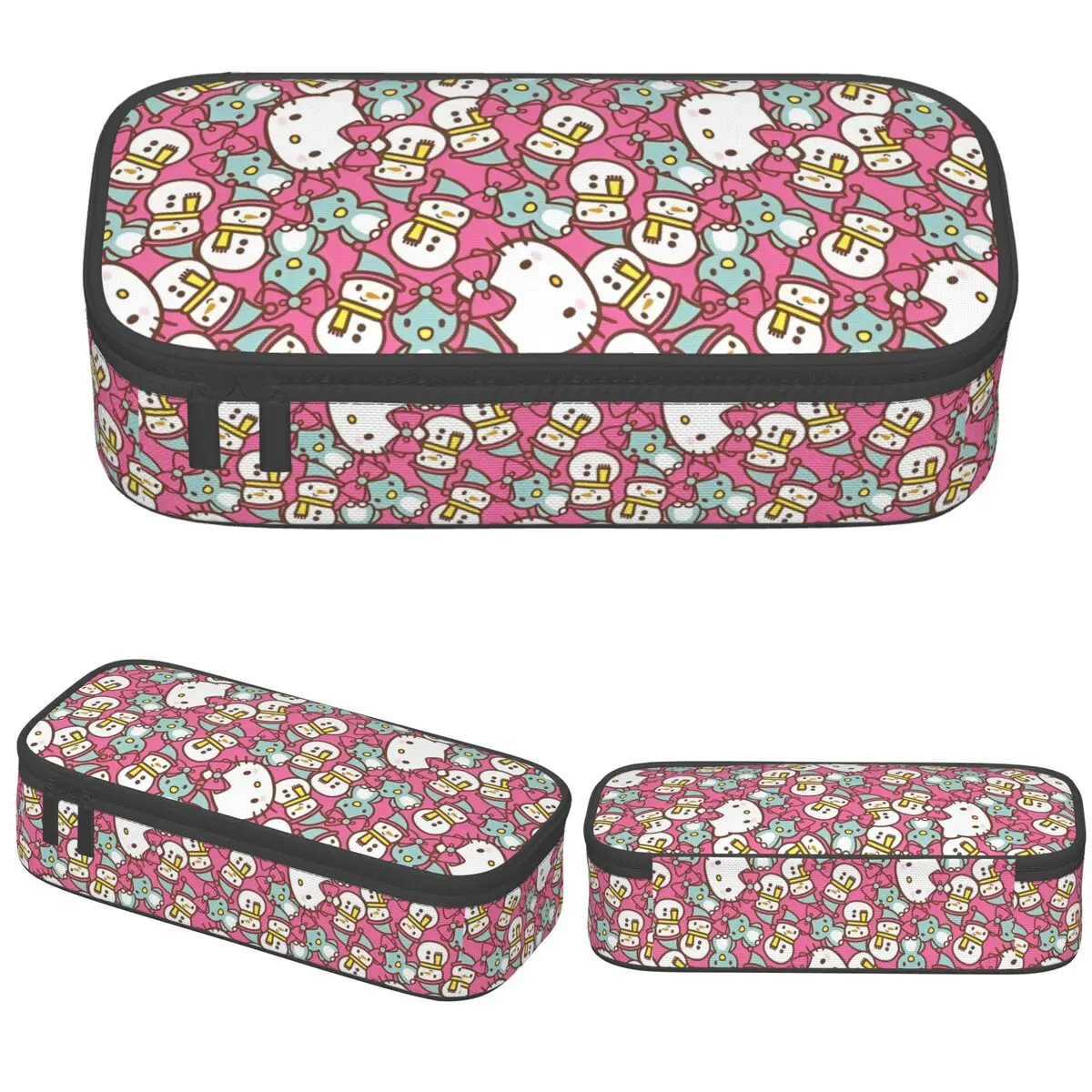 

Cartoon Cat Hello Kitty Pencil Case Creative Pen Bags Girls Boys Big Capacity Students School Gift Pencil Box