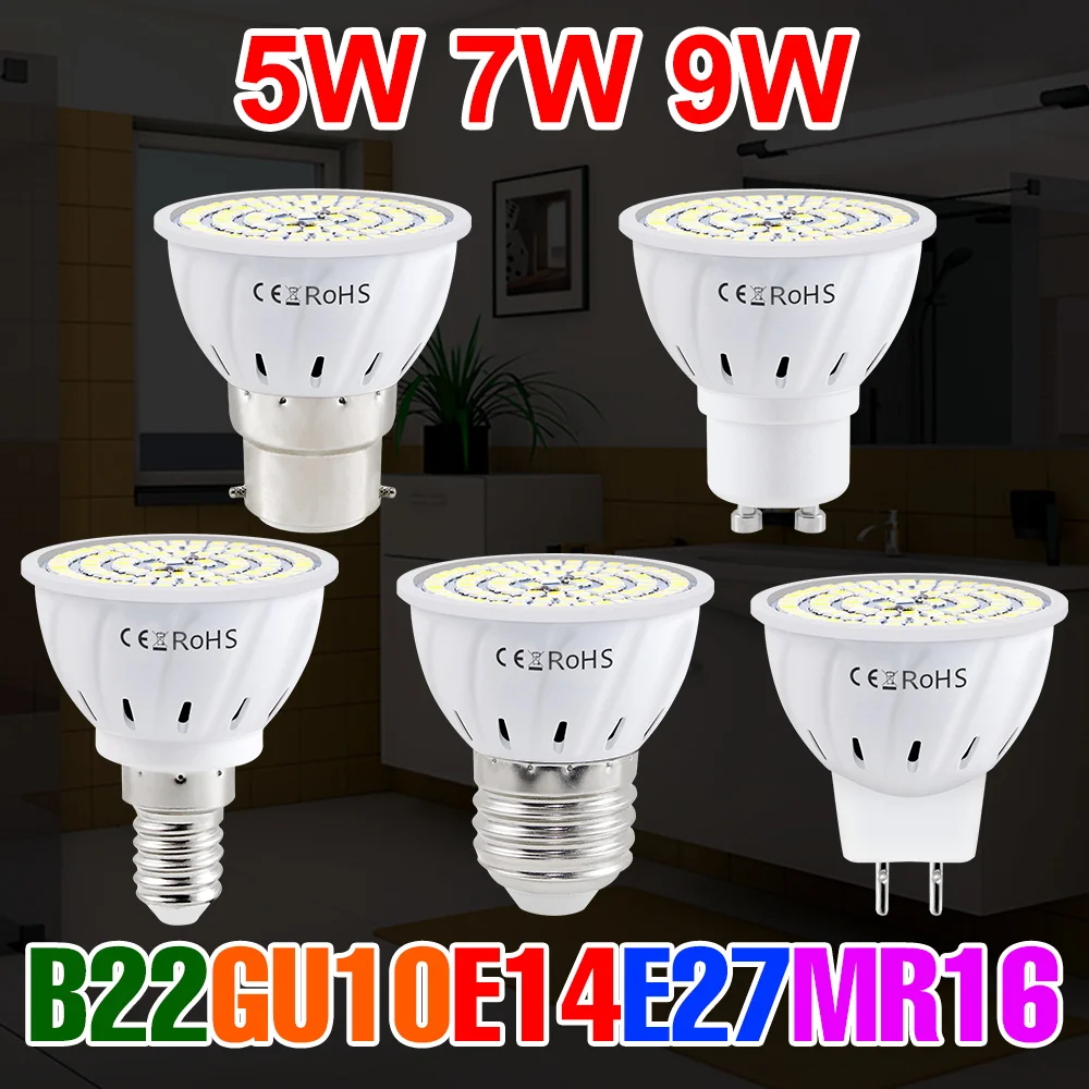 9W E27 Led Bulb E14…
