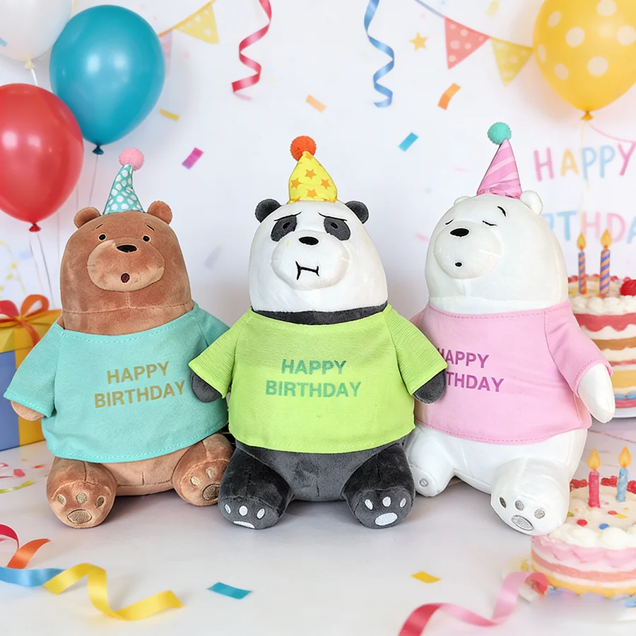 We bare bears plush-AliExpress
