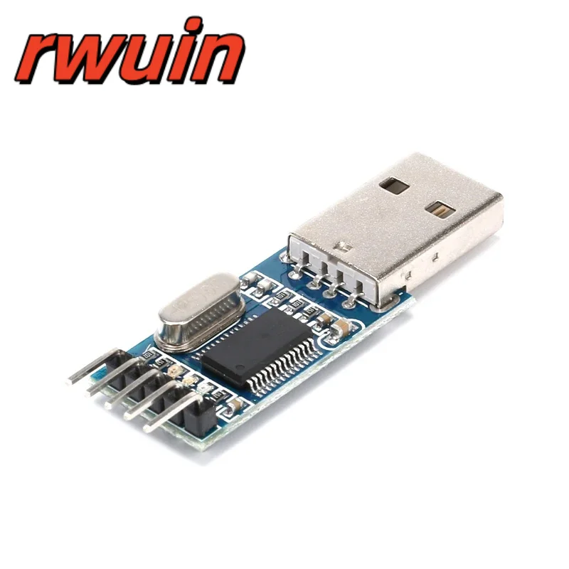 10pcs/1pc PL2303HX USB to RS232 TTLBrush Board Module HW-474 Single-chip Microcomputer Download Wire Cable Brush Shield