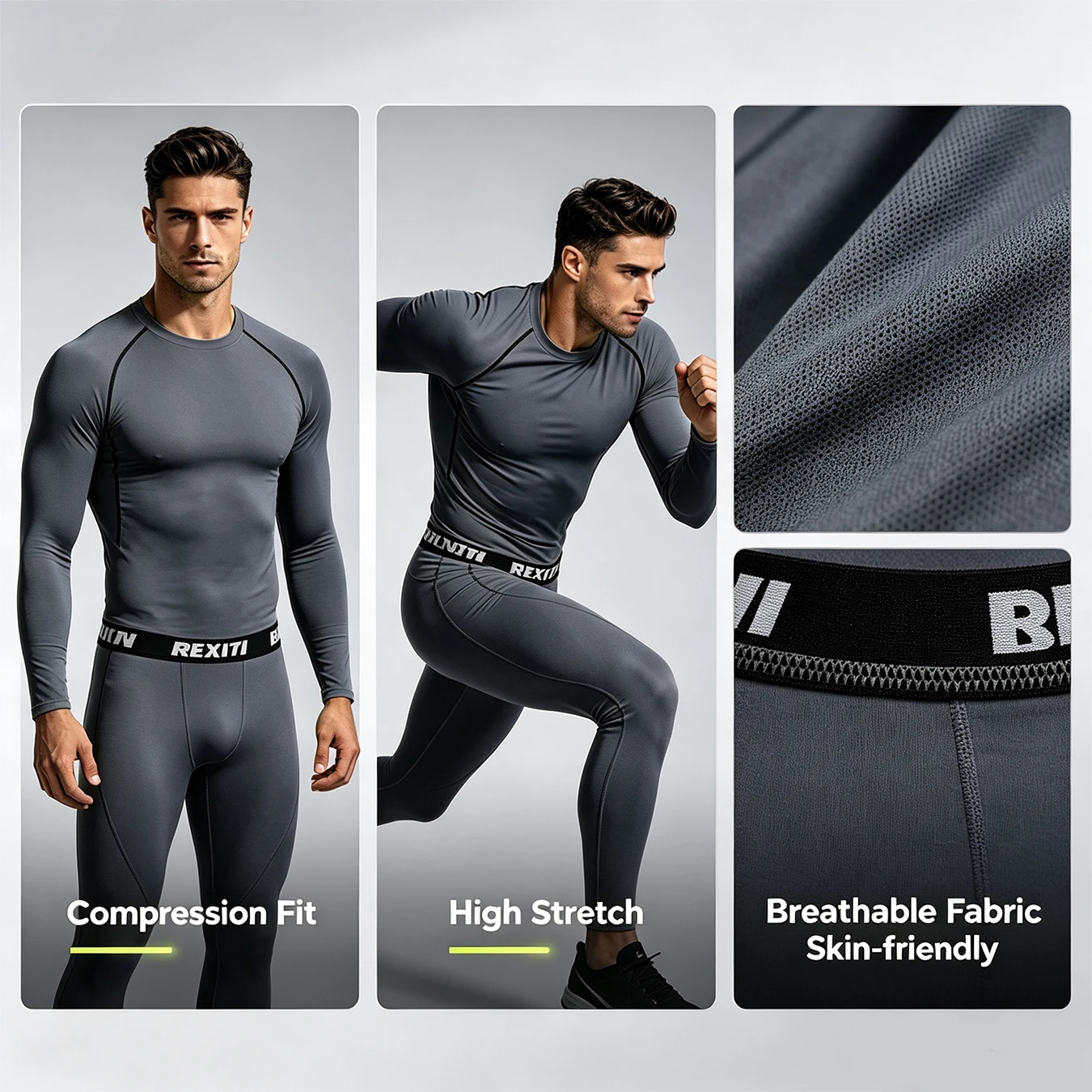 Men's Compression Set Long Sle - Compression Long Pant recension och pris