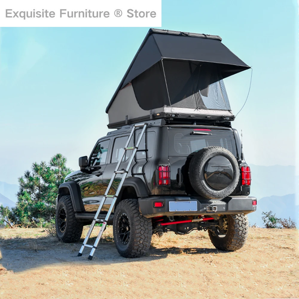 

Палатка на крыше, подходит для всех моделей, боковое отверстие, сна 2–3, алюминиевый твердый корпус, без логотипа, с мансардным светом, кемпинг на открытом воздухе