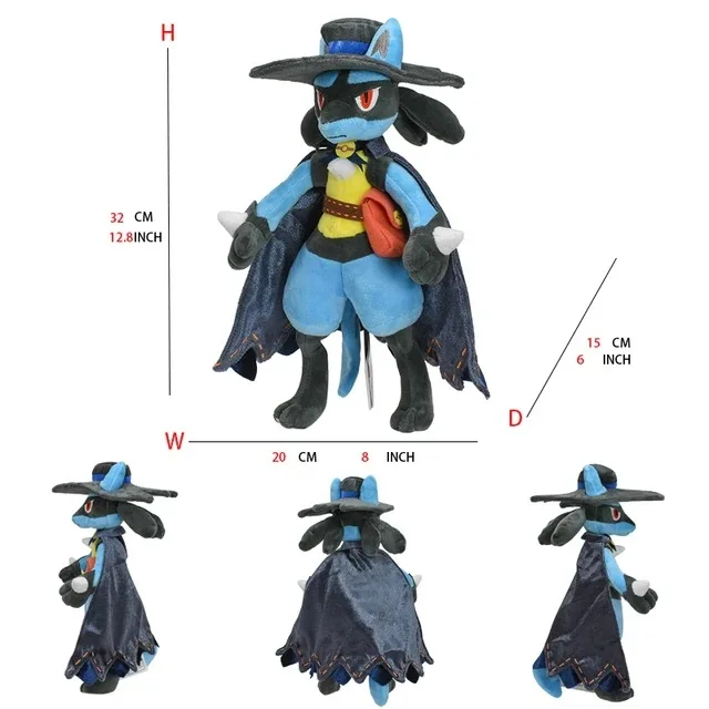 Pokémon Großes Plüschtier, Erd-Schildkröte, Huangyan-Wolf, Soloya, Feurdrache, Spielzeugpuppe, Plüschtier Chi – Detail 21