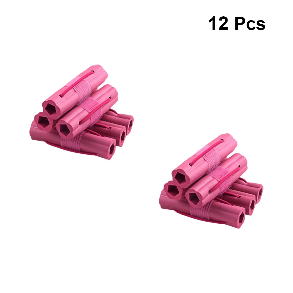 12Pcs Soft Sponge Hair Curler Rollers for Effortless Overnight Curls Damage Free Gentle on Hair Portable Curler Hairdressing