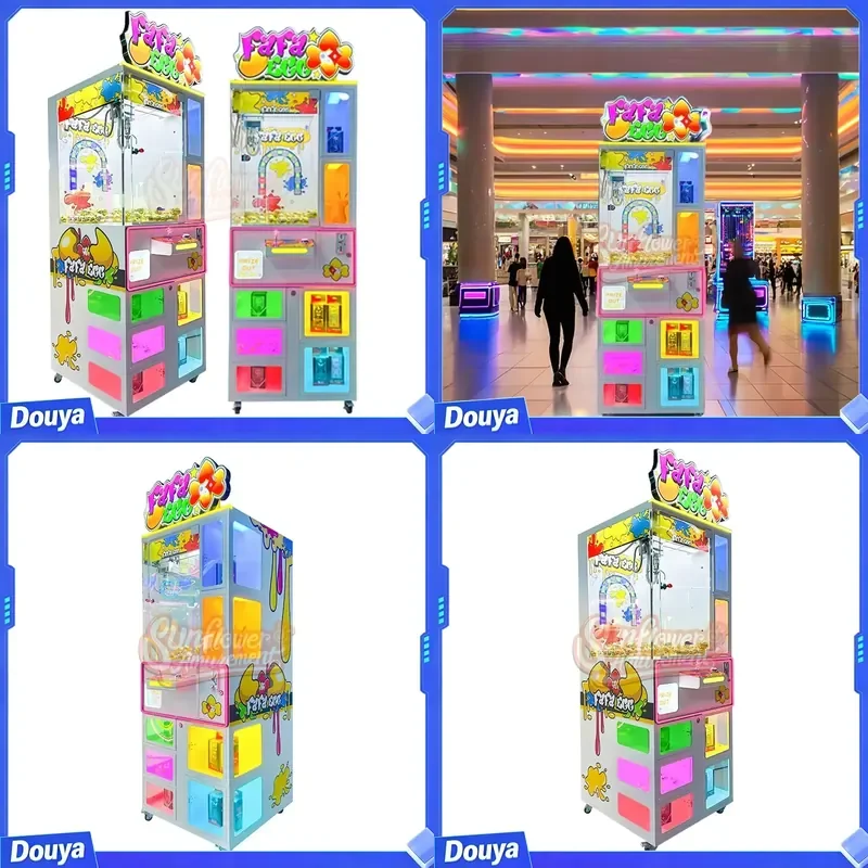 Sunflower Fafa Prize Vending Machine Indoor Amusement Crane Claw Machine Metal Coin Operated Games