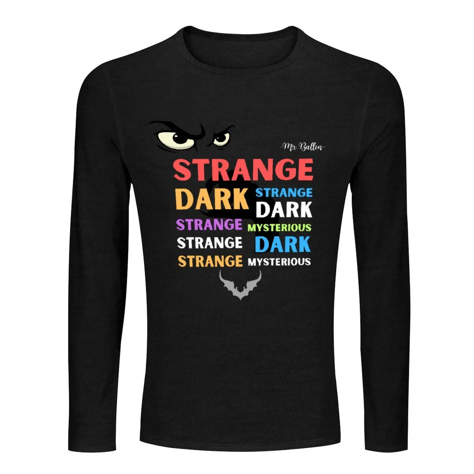 Mr. Ballen Podcast Strange, Dark, _amp_ Mysterious - Merchandise 7 Long T-Shirt tops korean fashion Men's clothing