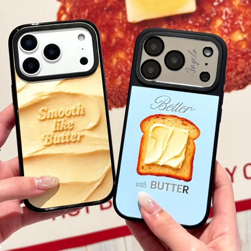 

CASE Butter Iced Latte Cover for IPhone 12 13 14 15 16 17 Pro Max 17 Air - Protective Magnetic Case