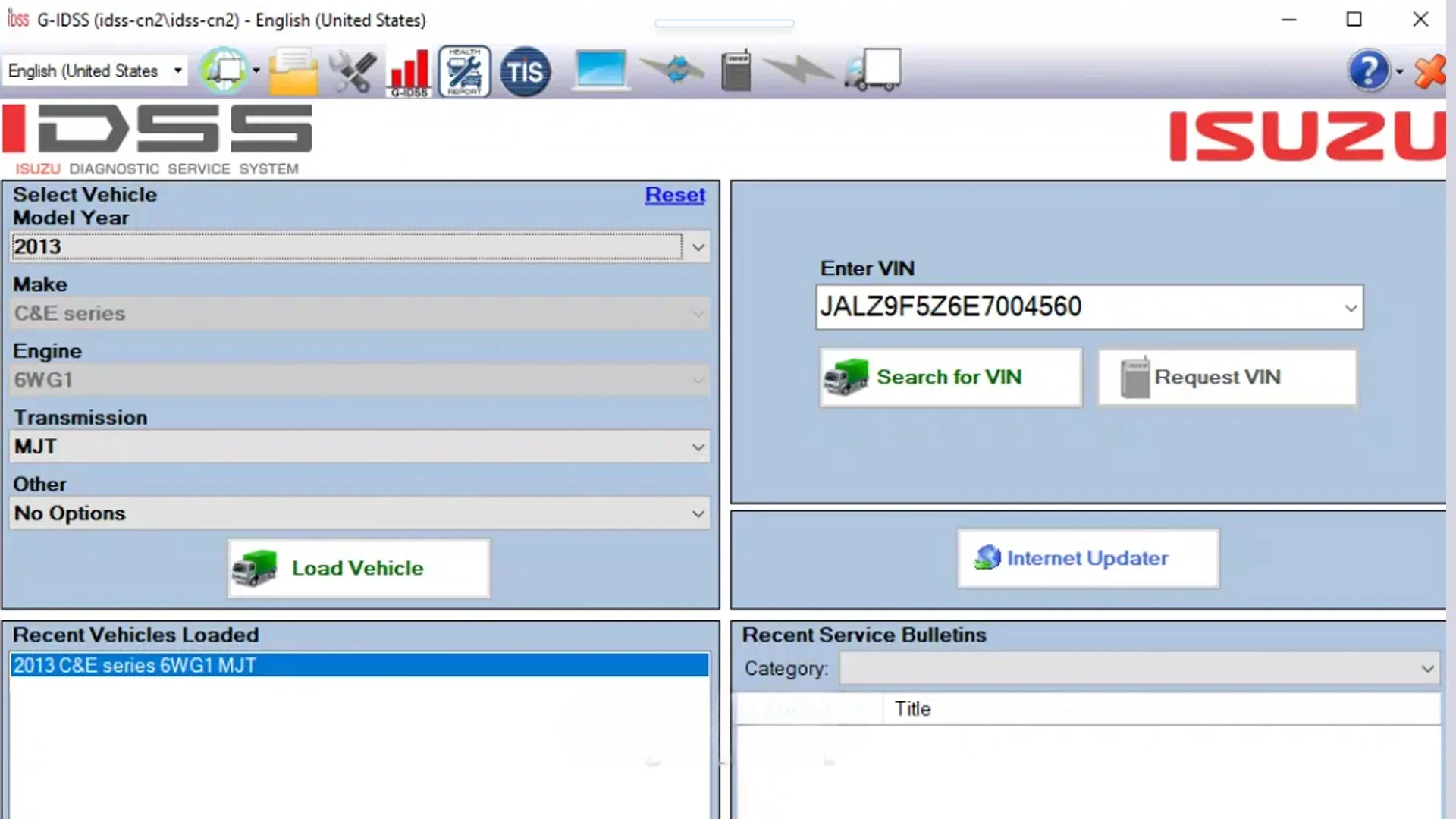 2022.03 ISUZU G-IDSS Diagnostic Service ISUZU Truck & Car Diagnostic