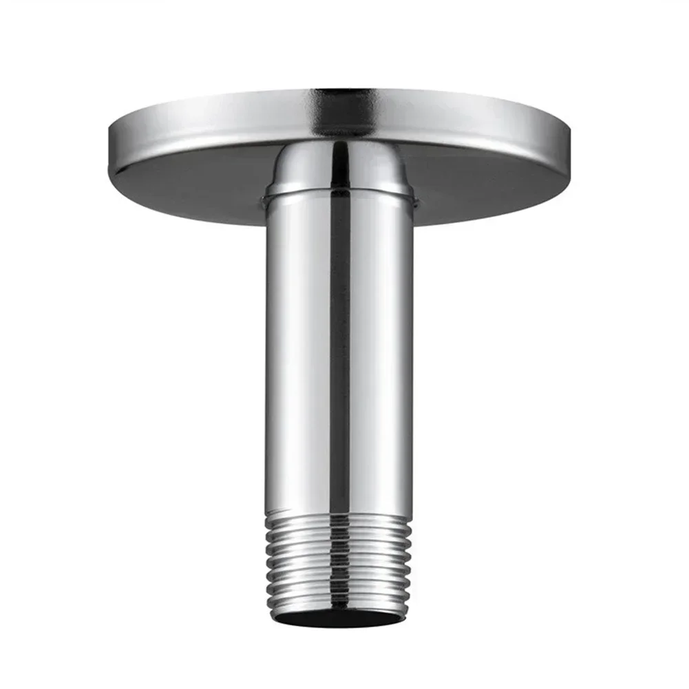 10cm Wall Mounted Ceiling Shower Arm Extension Rod Shower Head Extension Shower Head Holder Fixed Bathroom Pipe Bathroom Access
