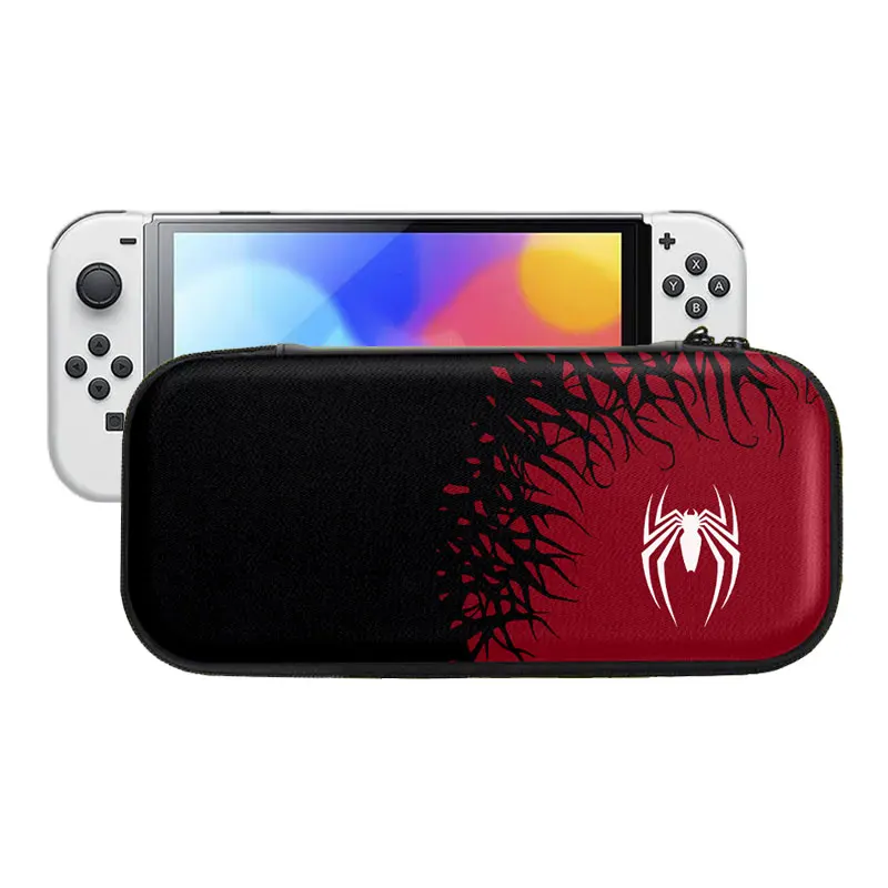 Opbergtas met spinthema voor Nintendo Switch Oled Console Pouch Reisdraagtas Beschermhoes NS JoyCon Box Cover Accessoires