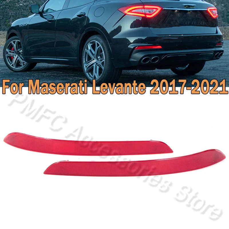 For Maserati Levante 2017-2020 2021 Car Rear Bumper Brake Light Reflector Light Stop Lamp Warning Brake Lamp 670032732 670032733